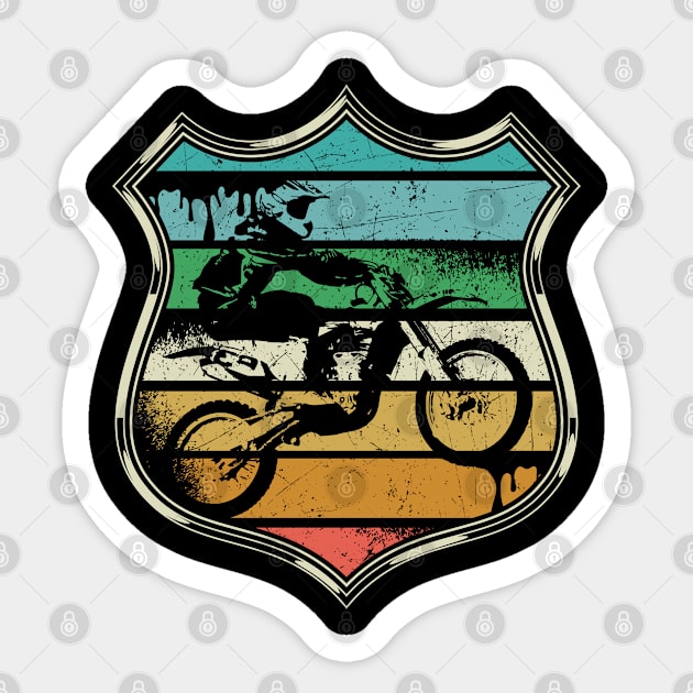 Motocross Vintage Sticker by Streetwear KKS